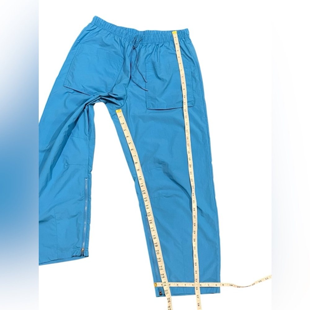Free People Movement Pant Womens Fly By Night Drawstring Wavy Blue Hiking Small - Picture 9 of 13